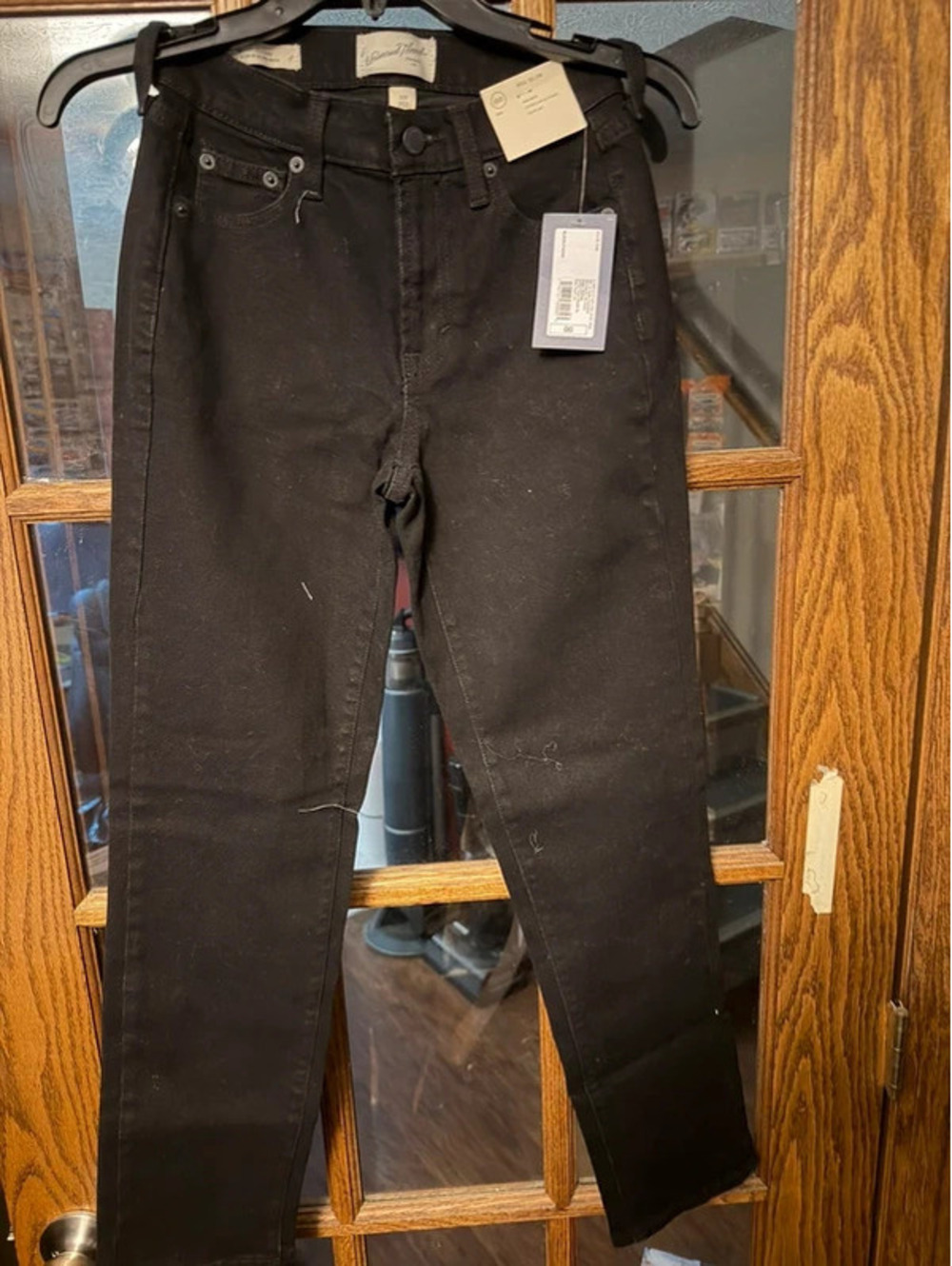 Universal Thread Women’s Black 80s Slim Jeans Size 00 NWT Mid Rise